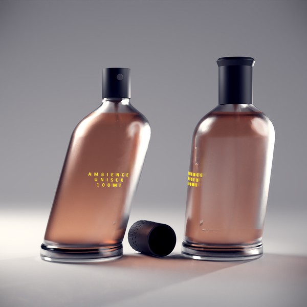 Niche perfume bottle design for unisex, 3D contest