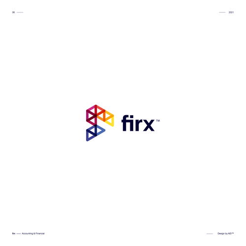 The new Firx Inc. brand identity, the european digital money leader. Design by AEI™