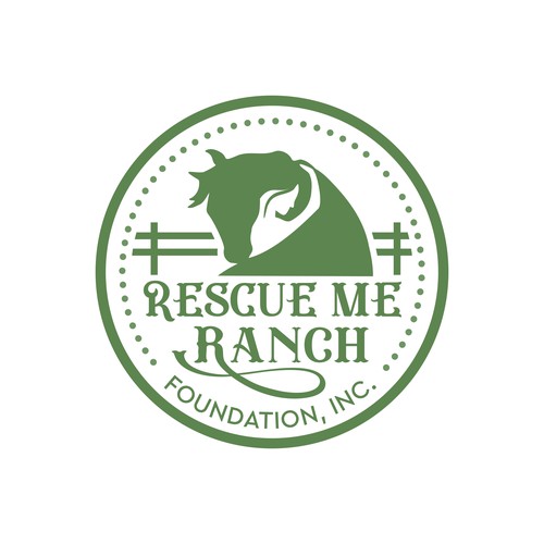 RMR Horse Rescue Logo Design by ThatHorseGirl