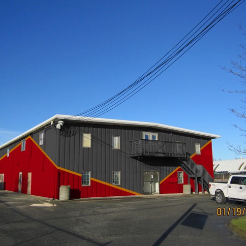 Design a color scheme for our commercial building! Design by magnificent 7&co