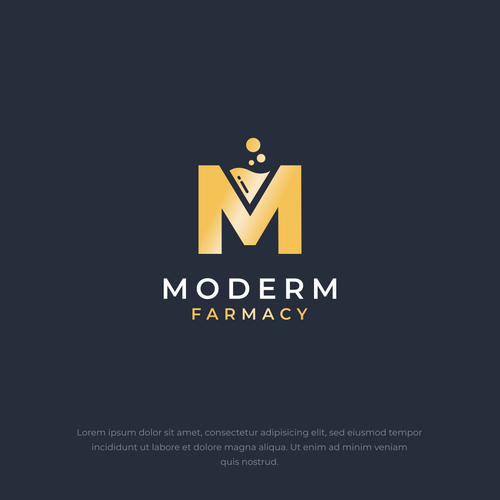 Modern skin care logo that combines science/medicine with nature Design by Fano Design