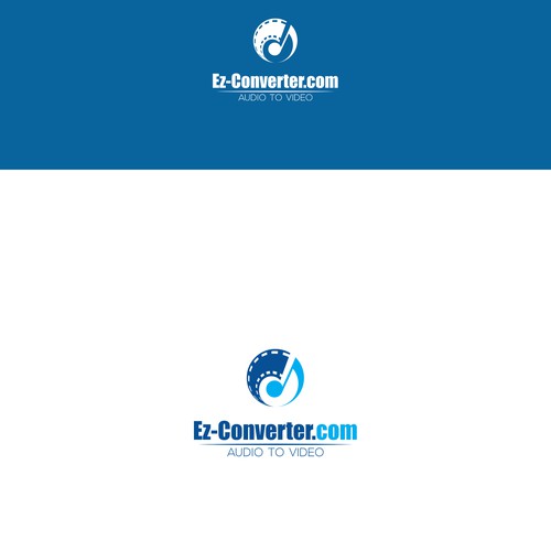 ez-converter logo: audio to video Design by Alam_H