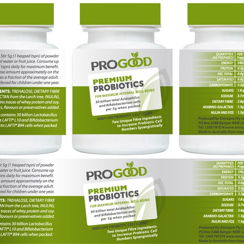 Logo Design Contest for Probiotic Maker