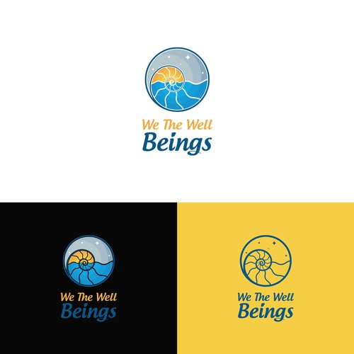 Design a epic nautilus sun logo for a happy plant-based company Design by Enzoe