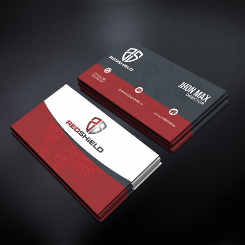 Design A Business Card For An Innovative Cyber Security Company 