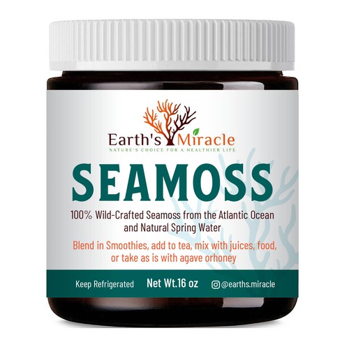 Design a Label for our Sea Moss Gel Product Design by ve_sta