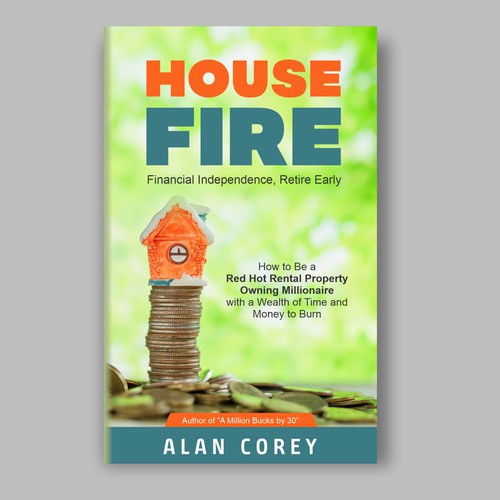 Eye-catching BOOK COVER with REAL ESTATE and EARLY RETIREMENT focus Design by Songv™