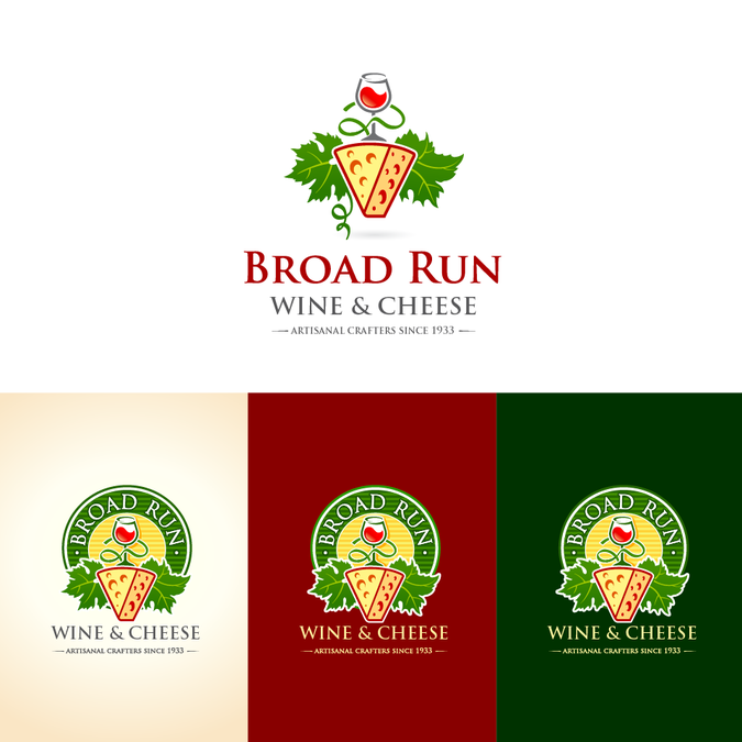 Combine Wine and Cheese into corporate Brand Logo design contest