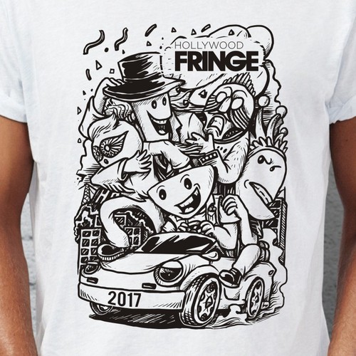 The 2017 Hollywood Fringe Festival T-Shirt デザイン by BRTHR-ED