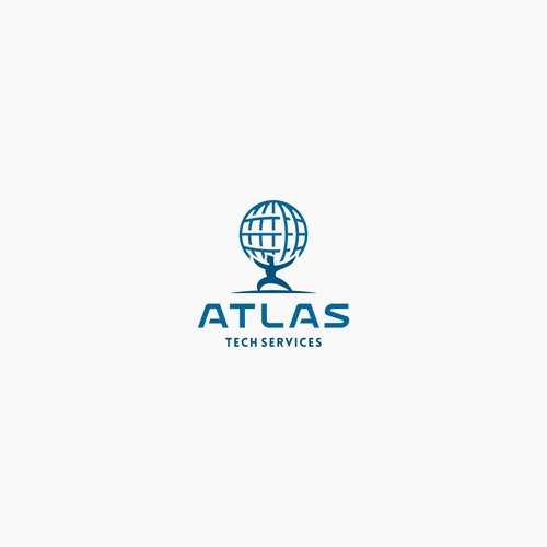 Guaranteed-  Create a logo and branding concept for Atlas Tech Services Design by Rumah Lebah