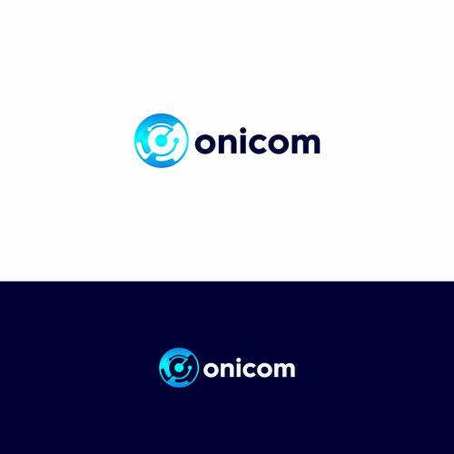 Create a modern, elegant, and professional logo for Onicom Design by SimpleSmple™