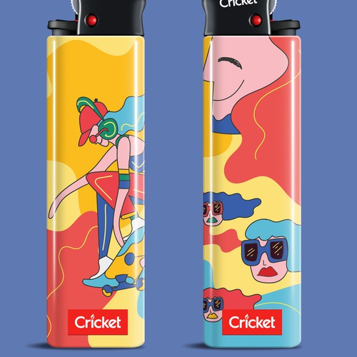 Create illustrations for a limited collection of Cricket Lighters (Multiple Winners) Design by Nicolás Duque