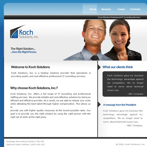 $500.00 Website template (Design only) Design by Edwin Toh