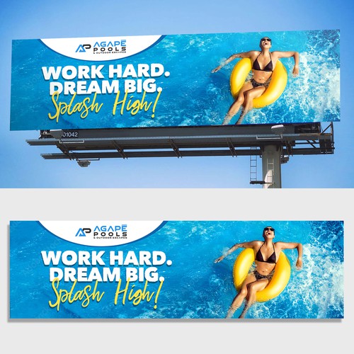 POOL AND OUTDOOR LIVING BILLBOARD DESIGN Design by Sezt