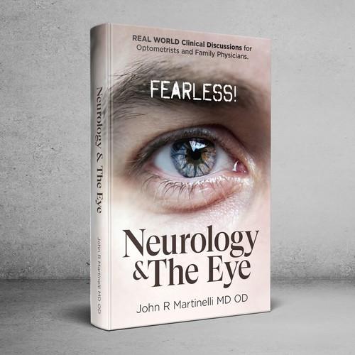 Medical Cover about Neurology & The Eye/Vision in a bold yet engaging style for a new educational series for physicians. Design by digital.ian