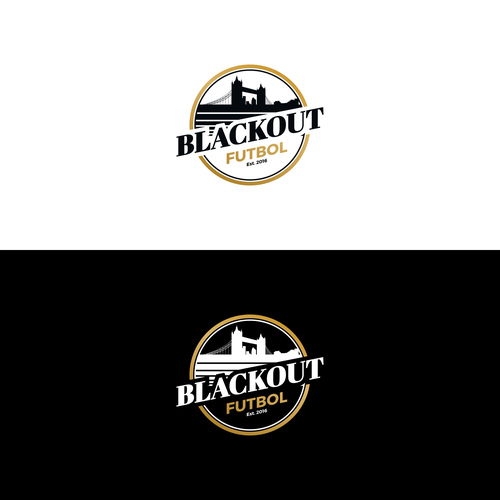 Create a unique logo for luxury sport/fashion brand; Blackout Futbol