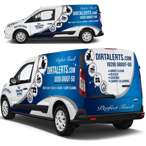Van wrap for specialized cleaning / restoration business. | Car, truck ...