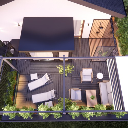 Ideation: Roof Top Terrace Design by D_MANN™