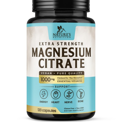 Premium Magnesium Citrate Design needed for Nature's Nutrition Design by Davi Giolo ★