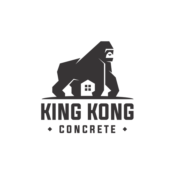 Diseño de Along. titulado "KING KONG CONCRETE"