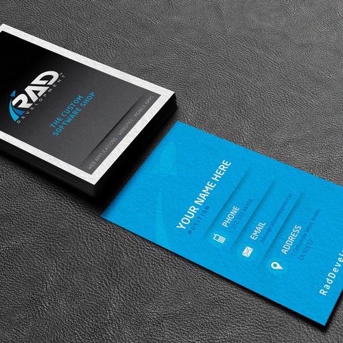 Design A Software Company Business Card You Can't Stop Looking At!! Design by JB_design
