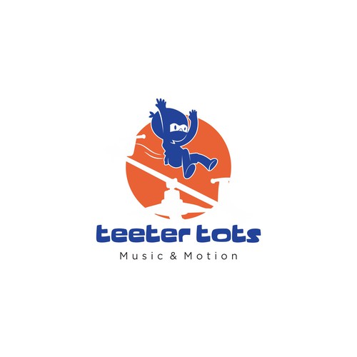 MEGANTARAさんのTeeter Totter meets Tumbling Tots - this logo is all about play!デザイン