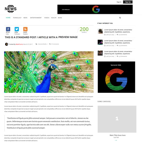 Design finalista por MarkTurnz