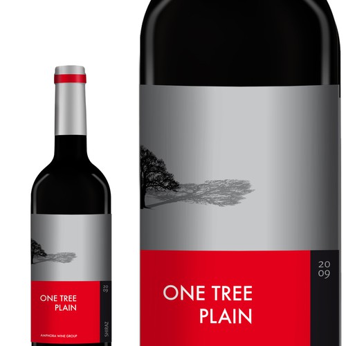 コンペ「One Tree Plain wine label」のデザイン by DPA Designさん 