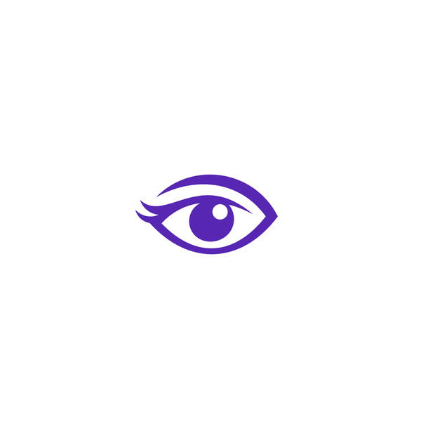 Telescope streaming platform.Design a female eye as the logo.