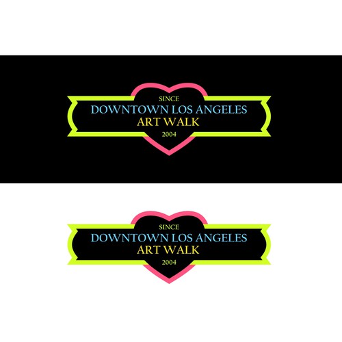 Downtown Los Angeles Art Walk logo contest Réalisé par BirdFish Designs