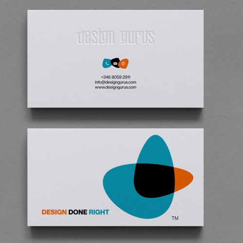 Xclusive16さんのBusiness Card for DesignGurus.comデザイン