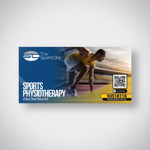 The Sports Clinic Physiotherapy starting in a new gym facility Design by Stanojevic