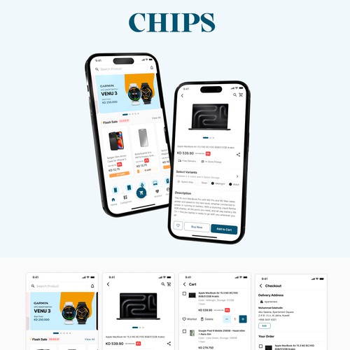 E-commerce Mobile UI/UX Design by thedei