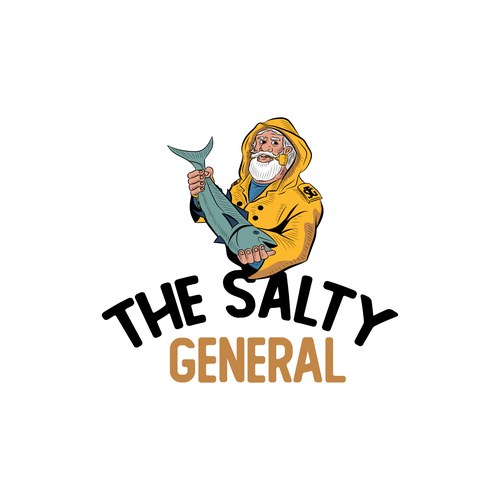 Salty New England General Store / sandwich shop combining classic text & modern imagery Design by Wuiing!