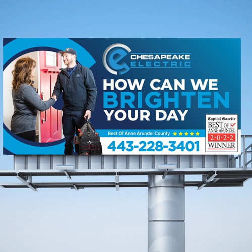 Chesapeake Electric Billboard Design by Budiarto ™