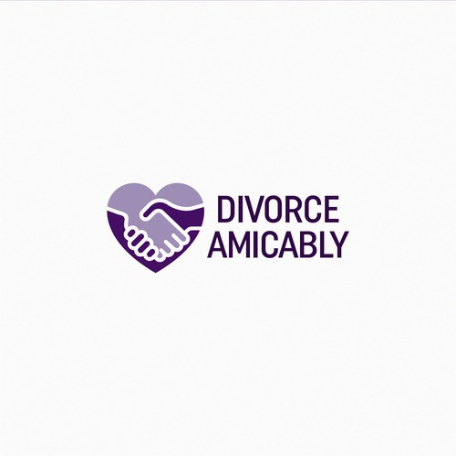 Logo for a new, healthy way for reasonable people to divorce Design by George d