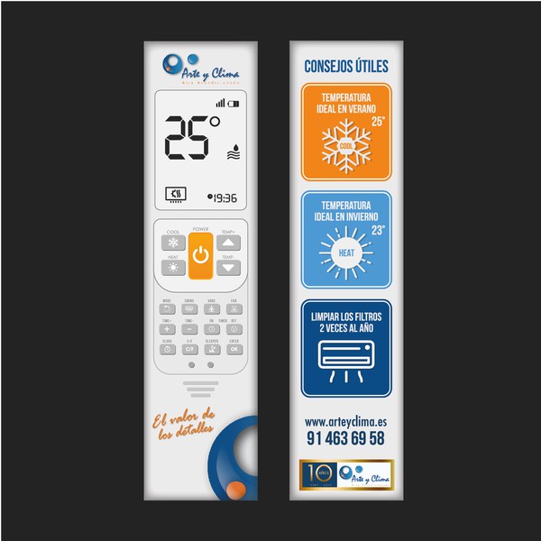 Design by LuisV titled "Marca paginas Arte y Clima"