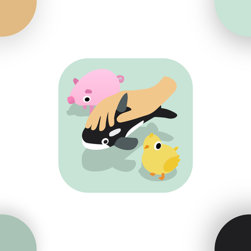 Creation of application icons for matching games with animal motifs /  動物をモチーフにしたマッチングゲームのアプリアイコン作成 | Icon or button contest | 99designs