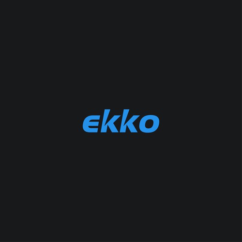 SIMPLE LOGO - ekko Letters then dm after Design by akash gfx