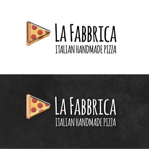 We need a powerful logo for our pizza production - La Fabbrica Diseño de Danidiazs