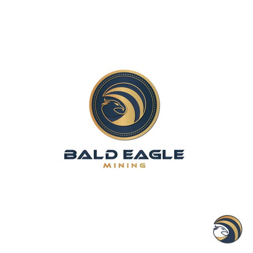 Logo for a crypto mining company Design by PRaquel