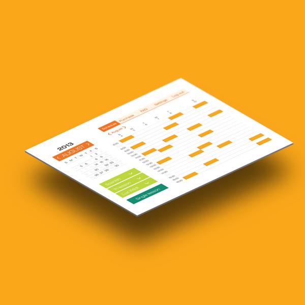 A Cooler Calendar/Schedule