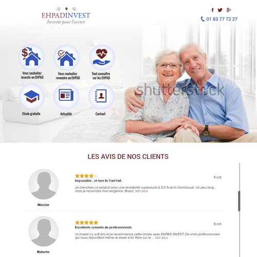 Landing page design contest entry by Atul-Arts