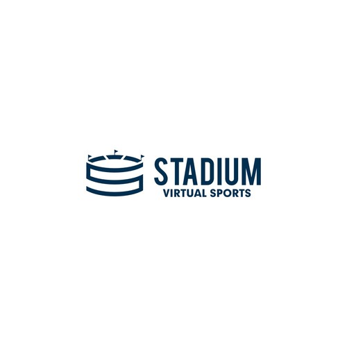 "Stadium Virtual Sports" Formal Logo Design Design by djong celebes
