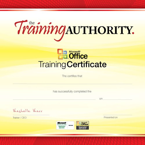 Create the next design for The Training Authority デザイン by meemjee