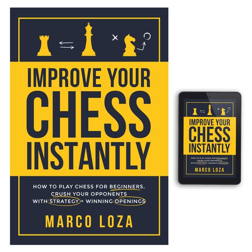 Awesome Chess Cover for Beginners Diseño de iDea Signs