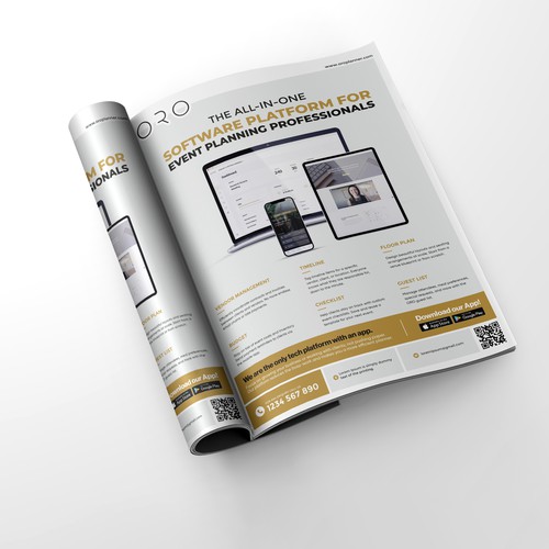 Creative Magazine Ad for A High Tech Platform Design by Shreya007⭐