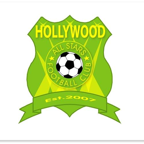 Hollywood All Stars Football Club (H.A.S.F.C.) Design by Stan Kenmuir