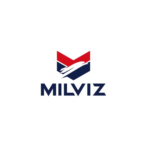 MILVIZ Logo - Producer of Military Flight Simulation Design by plyland