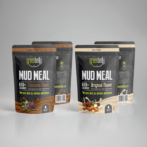 Design our new backpacking food packaging (Greenbelly Meals) Design by BearFace™